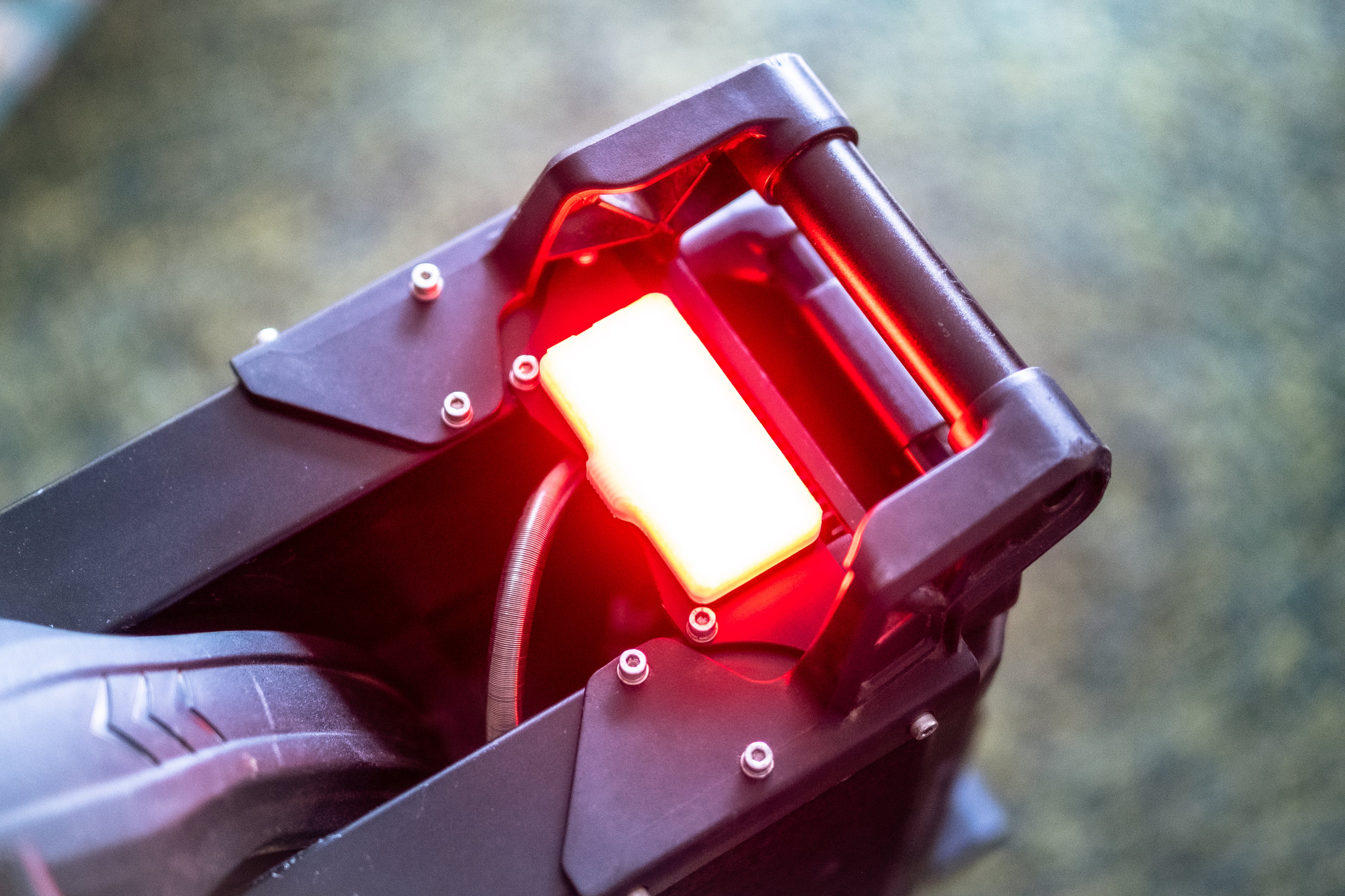 Leaperkim Patton Smart Ass Adapter Bracket with Smart Ass Unit Illuminated Bright Red